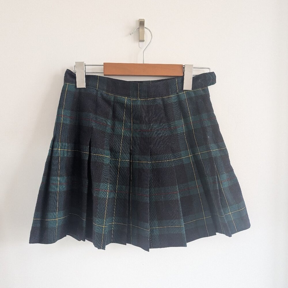 American Apparel Plaid Miniskirt